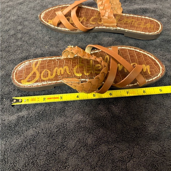 Sam Edelman Brown Garvie Braided Strap Flat Sandals Size 6.5 M - Picture 15 of 15